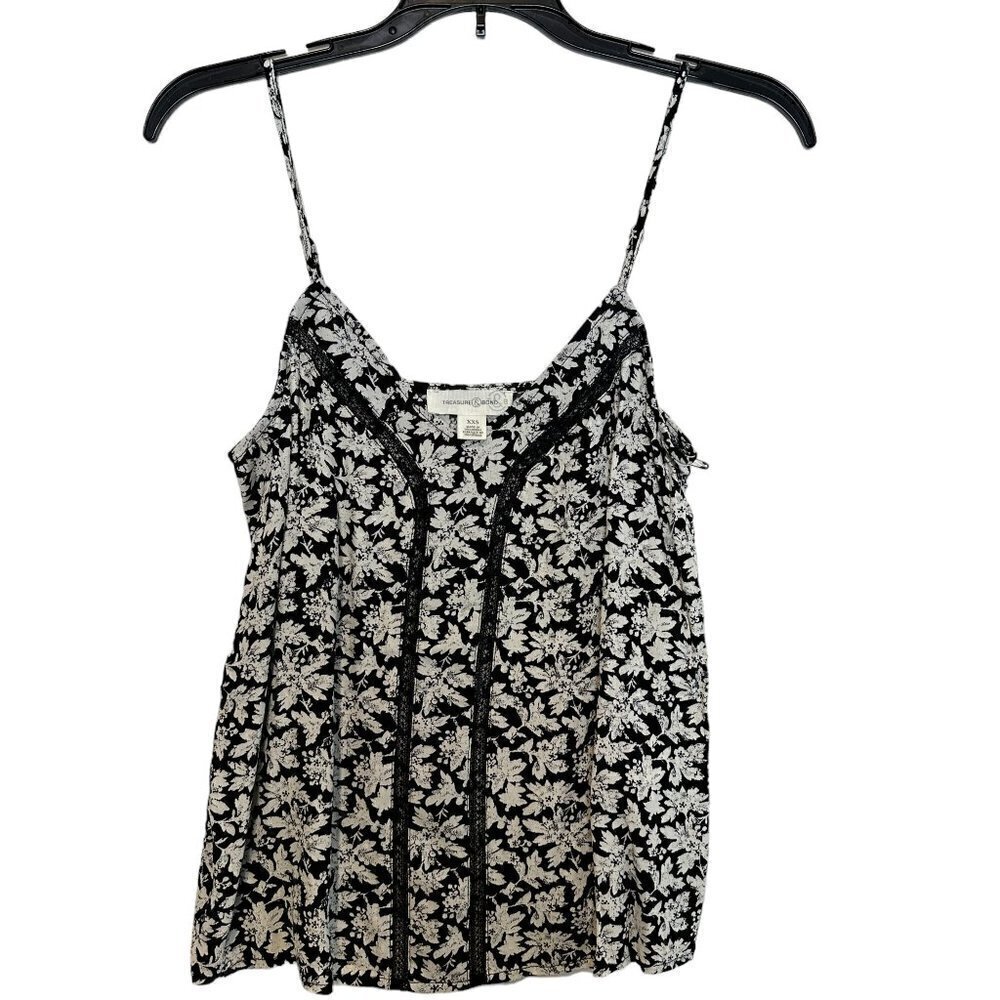 NEW Treasure and Bond Camisole with lace inset size XXS